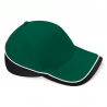 Cap - mod. B171:Bottle Green, 100% cotton, Black, One Size